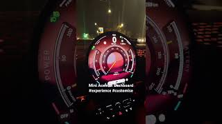 🚘✨ Step inside the future with the MINI Aceman Dashboard Themes!