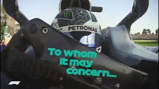 'To whom it may concern... ---- you' - Valtteri Bottas