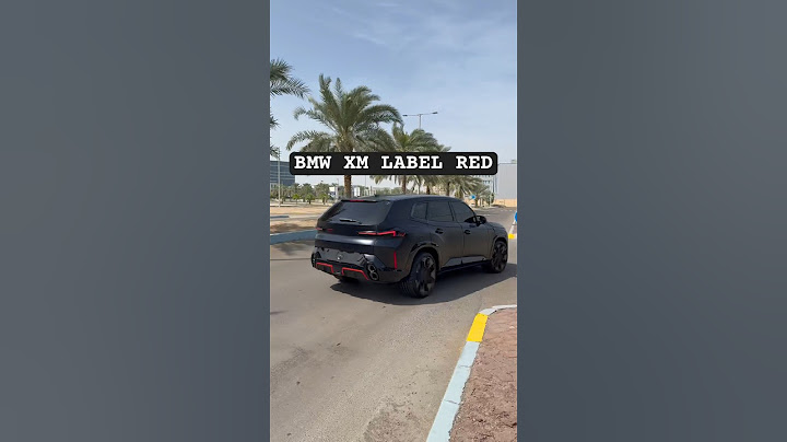 BMW XM LABEL RED FROZEN CARBON BLACK #BBMWXM