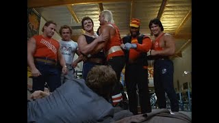 Hulk Hogan, The British Bulldogs, Ricky Steamboat, Corporal Kirchner & Rick McGraw on The A-Team