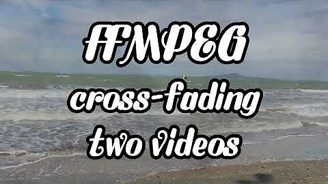 using ffmpeg to create cross fade transition effects