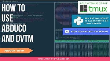 Abduco + DVTM | Terminal Sessions and multiplexing.