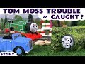 Thomas and Friends Game Gone Wrong for Tom Moss | Funny family friendly toys video for kids
