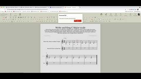Noteflight Help video for C Major assignment