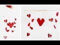 DIY Paper Quilling Wall decoration 1 // quilling wall mobile heart // Valentine&#39;s Gift