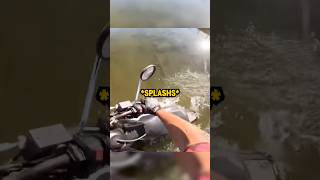 Biker Jump In Water !😱