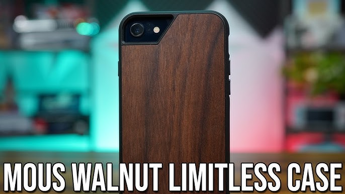 Mous Limitless 2.0 iPhone X Real Wood Tough Case - Walnut