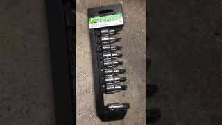 Review Harbor Freight Tools Pittsburgh 1/2" Drive 9 Piece Star Point Socket Set Torx Bit