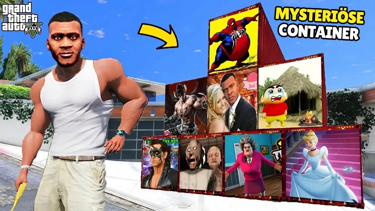 Franklin öffnet ALLE MYSTERY-CONTAINER in GTA 5 – was steckt drin?