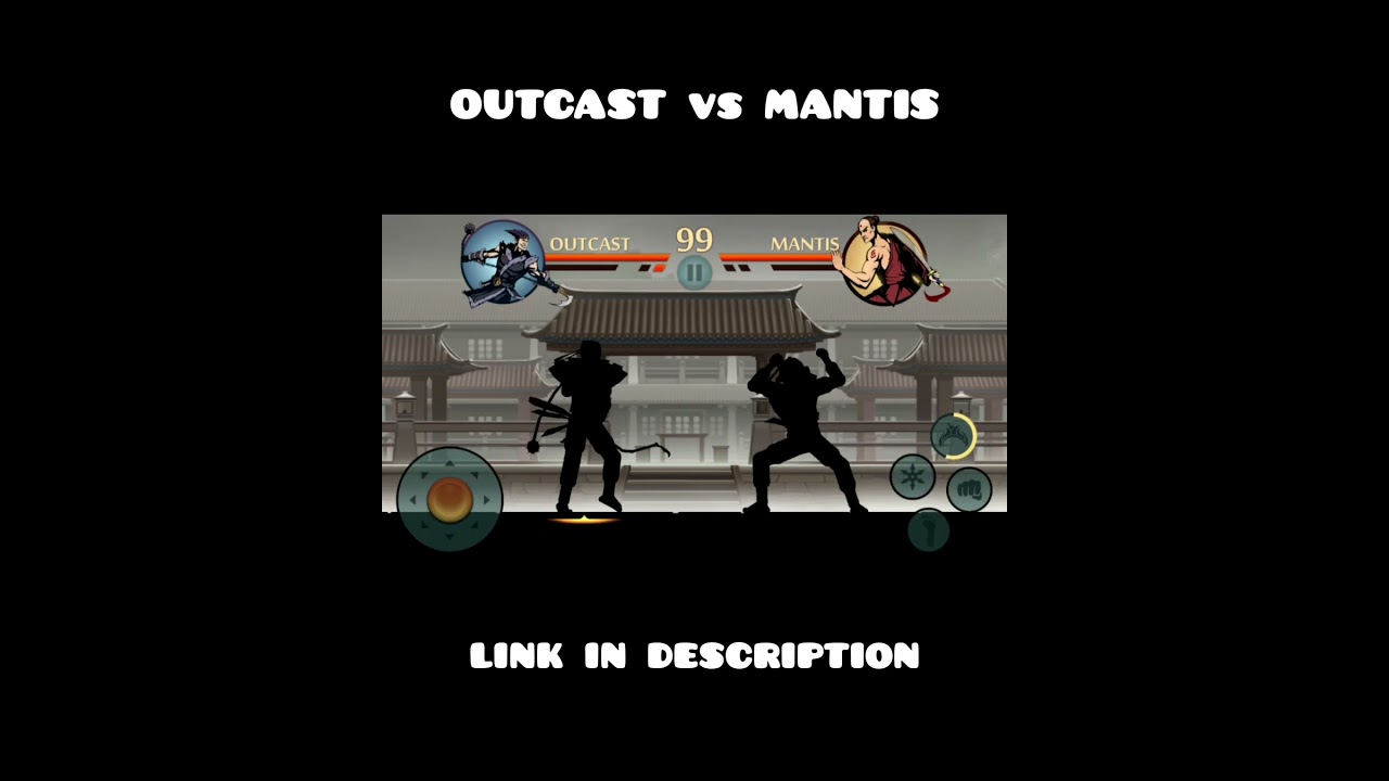 Shadow Fight 2 | Outcast vs Mantis 