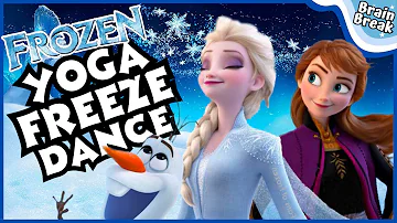 ❄️ Frozen Yoga Freeze Dance ❄️ Winter Brain Break ❄️ Just Dance ❄️