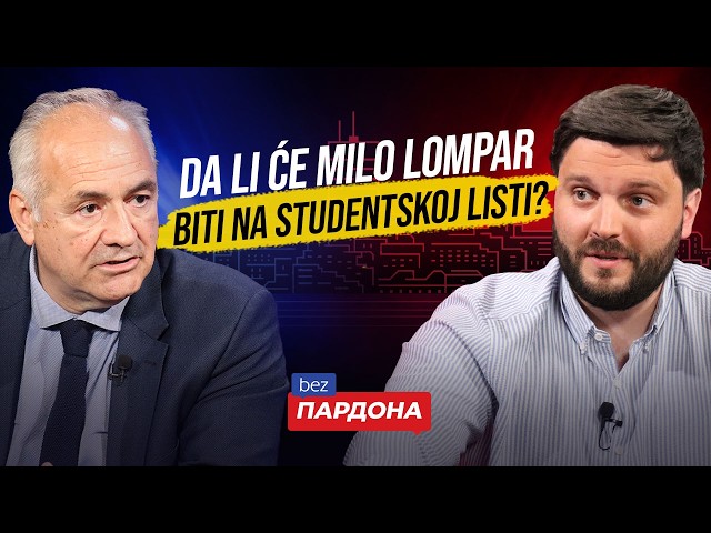 Milo Lompar: Ako zaista nije važno ko će biti na listi, neka bude kako ja predlažem! | BEZ PARDONA