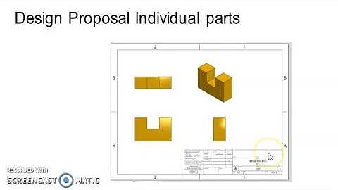 PLTW Puzzle Cube Gold Block using Onshape