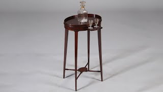 18E Eeuws Kraantjeskan-Tafeltje Als Wijntafeltje Óók Zeer Geschikt No.342075