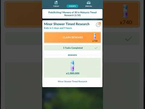 Minior Shower Free 1 Million Starudst 😱 | Pokemon Go |