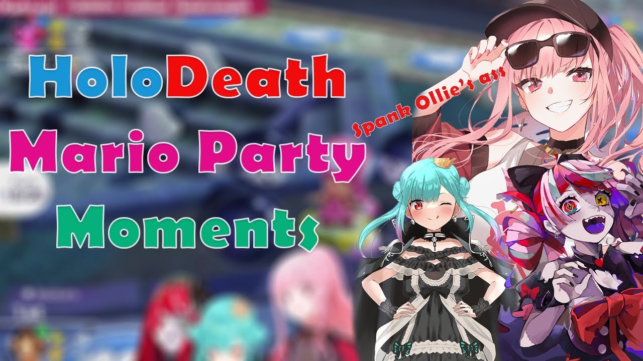 HoloDeath Mario Party Moments!! Rushia Spanking Ollie's B*tt, Fighting Waluigi!!