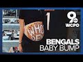 Fan video showing off her Bengals baby bump goes viral online