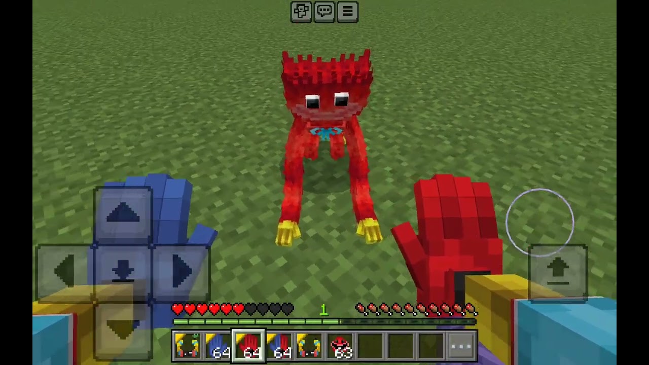 Todos os jumpscares de Poppy playtime no minecraft a 1~4