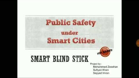 Smart Blind Stick using Arduino Uno and NodeMcu