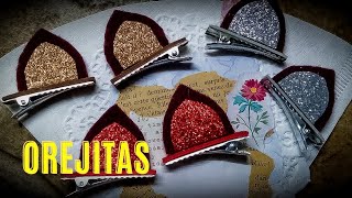 DIY/ Cómo decorar hebillas con orejitas// Súper fácil