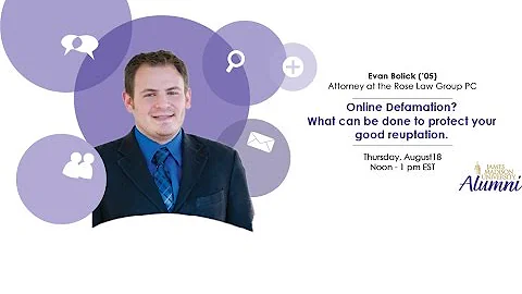 JMUAA Webinar Series Evan Bolick '05 20160818 1600 1
