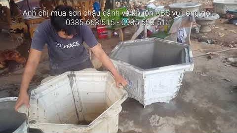 Tháo lòng trong chậu lục giác 83cm trong vòng 1 nốt nhạc