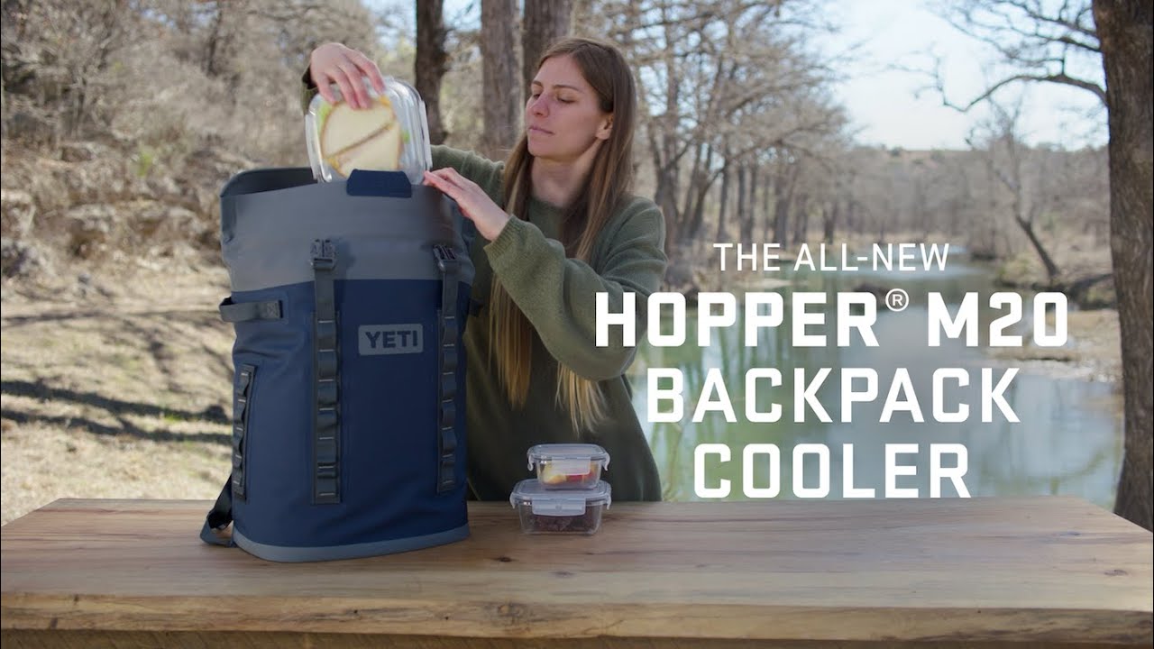 YETI  Hopper Backpack M20 Soft Cooler - Charcoal - Pro Smoke BBQ