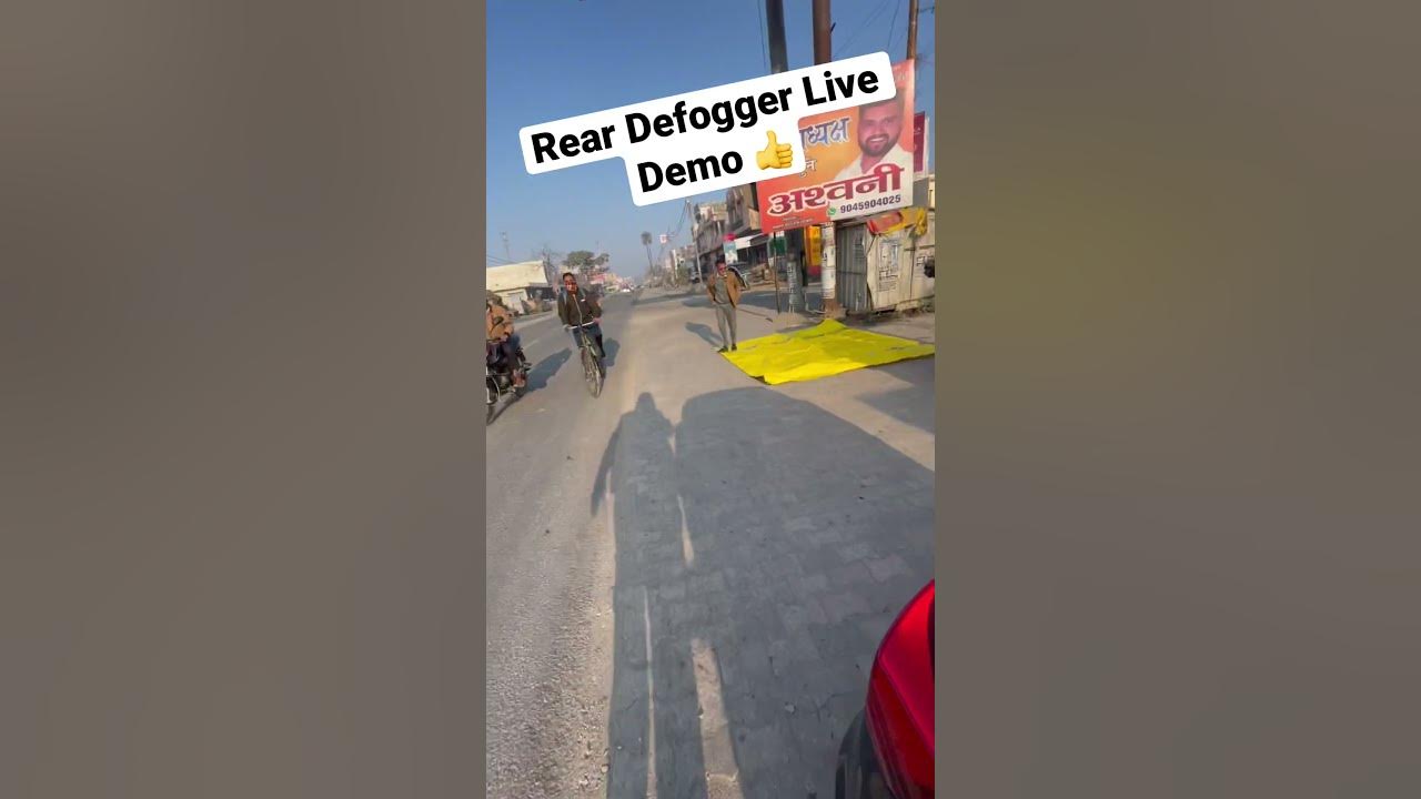 How Rear Defogger works with live demo 👍 YouTube