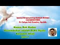 Kotbah Kristen: Kuasa Roh Kudus, Kesembuhan adalah Bukti Nyata Kerajaan Allah, part 1, Ps. Cahya Adi