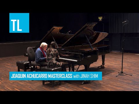 Joaquín Achúcarro Masterclass with Jinah Shim playing Ravel - La Valse