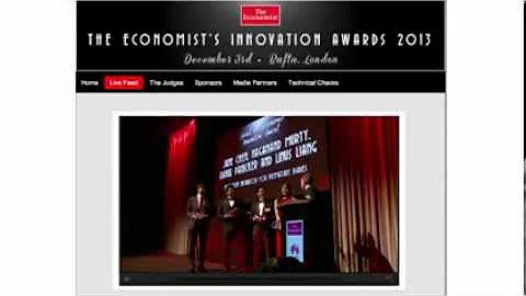Embrace @ The Economist's Innovation Awards 2013