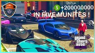 GTA V online money glitch - 200 M in 5 Munites  جلتش جتا 5  أونلاينن + 200 مليون في 5 دقايق