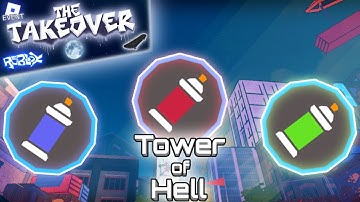 [EVENT] Roblox How To Get The Takeover Badges In Tower Of Hell🛹