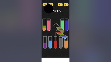 water sort puzzle (level 1074)