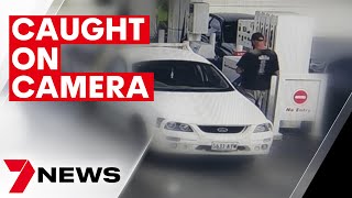 Daring drivers fill up petrol tanks before driving off without paying across Adelaide | 7NEWS screenshot 5