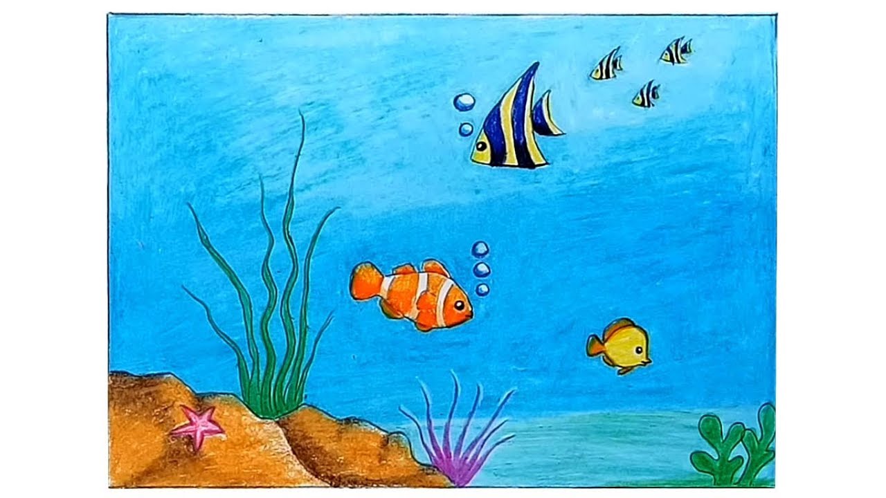 How To Draw Underwater Scenery Underwater Video Fish - vrogue.co