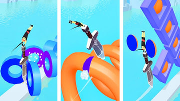 Rolly Slice 🔪⚔️🪓 Very Satisfying And Relaxing ASMR Slicing Game Perfect!