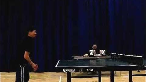 Table Tennis Rally captured by High Speed Cameras (Slow Motion) Camera 1 Left View