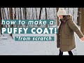 DIY Puffer Coat - How to quilt and sew a Puffer Jacket FROM SCRATCH!