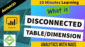 Power BI Tutorial (24/50) - What is Disconnected Table/Dimension