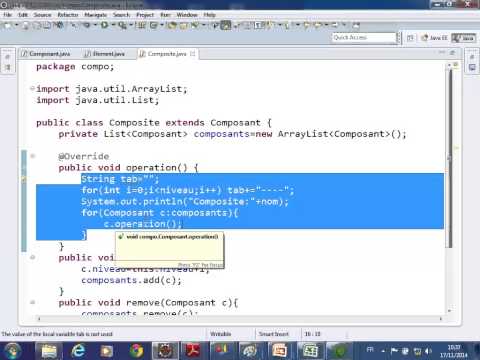 Vidéo: Qu'est-ce qu'un modèle de conception composite en Java ?