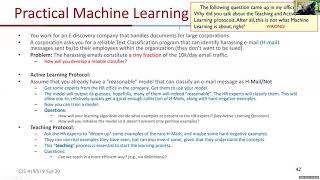 Lecture #4b: On-line Learning, Perceptron, Kernels 10/7/2020 Wed