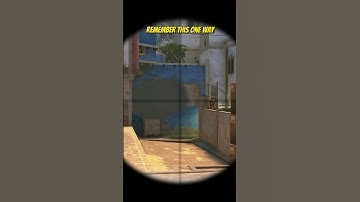 REMEMBER THIS ONE WAY #shorts #csgo