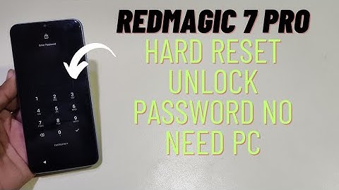 RedMagic 7 7 Pro Hard Reset Forgot Password Unlock | ZTE RedMagic