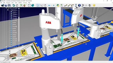 RobotDK - Tutorials - Simulation - Assembly, Material Handling