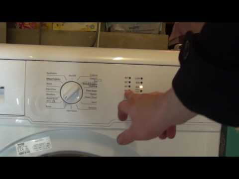 Beko WM6120W Washing Machine : All Program's and options