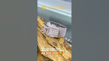 Nhẫn nam kim cương thiên nhiên #kimcuongthiennhien #trungnghiadiamond #trangsucvn #diamond #jewelry