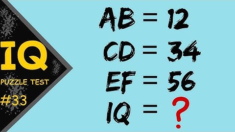 Logical reasoning mental ability puzzle Analogy IQ Test