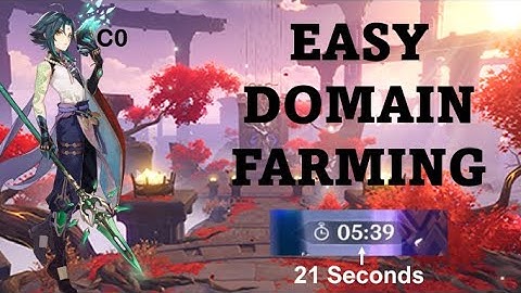 [Genshin Impact] C0 Xiao Domain Farming  || Feeling like pulling for Xiao now? || Momiji-Dyed Court