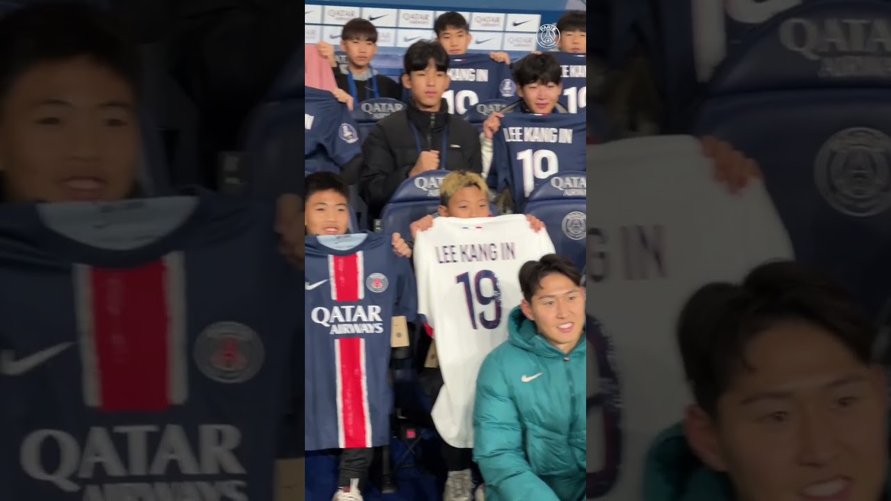 🇰🇷 이강인을 만난 한국 학생들 ❤️💙